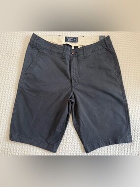 Abercrombie & Fitch Men's Black Casual Chino Shorts